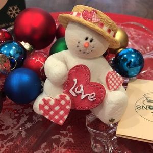 1998 February Snowonders Snowman Figurine by Sarah’s Attic